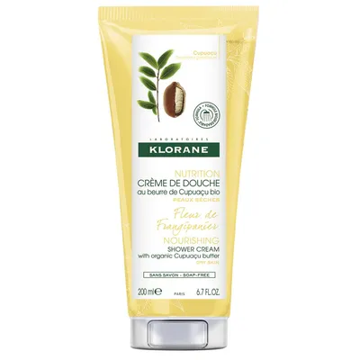 Crema de dus hranitoare cu floare de Frangipani Nutrition, 200ml, Klorane