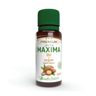 Ulei Argan Maxima, uz extern, 10 ml, Justin Pharma