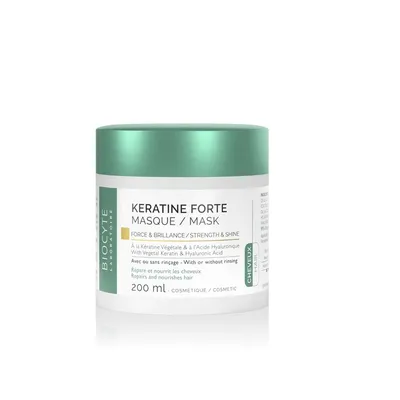 Masca cu acid hialuronic pentru par deteriorat Keratine Forte, 200 ml, cyte
