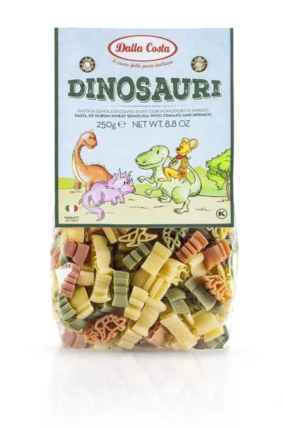 Paste Dinosaur din grau dur, 250g, Dalla Costa