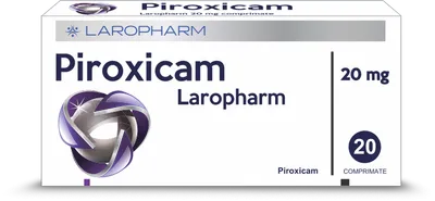 Piroxicam 20mg, 20 comprimate, Laropharm