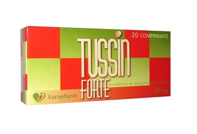 Tussin forte 20mg x 20comprimate EPH