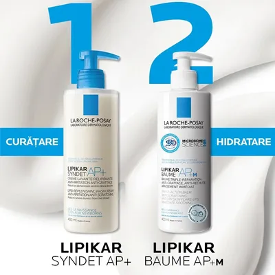 Pachet Ingrijire Piele Atopica – Lipikar Syndet AP+ si Balsam AP+M | La Roche-Posay