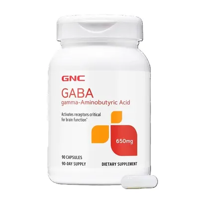 GNC GABA 650 MG 90 CAPSULE