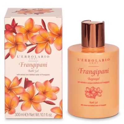 L'Erbolario Gel de dus Frangipani, 300ml