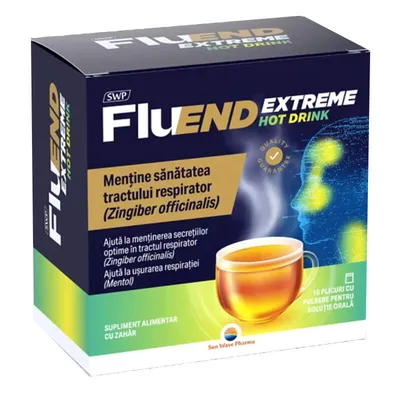 FLUEND EXTREME HOT DRINK 10 PLICURI