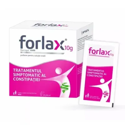Forlax, 10 g pulbere pentru solutie orala, Beaufour Ipsen