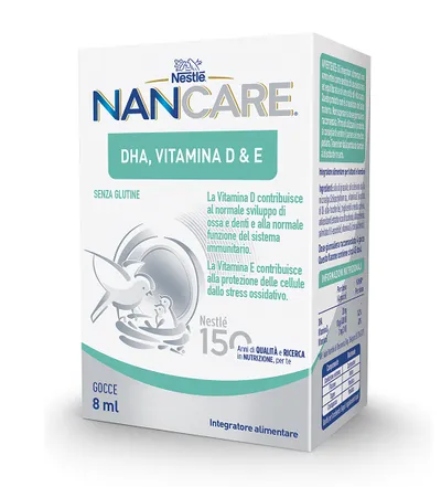 DHA, Vitamina D&E Nancare, 8ml, Nestle