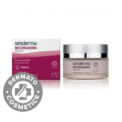 Crema nutritiva Resveraderm Antiox, 50ml, Sesderma