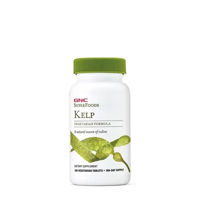 GNC SUPERFOODS IOD DIN EXTRACT DE KELP 180 TABLETE
