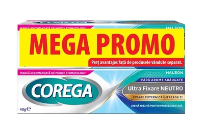 COREGA ULTRA FIXARE NEUTRO 2 X 40G