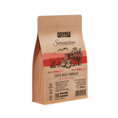 Cafea boabe Costa Rica Tarrazu, 200g, Evolet
