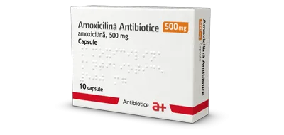 Amoxicilina ATB 500 mg x 1 blister x 10 caps.