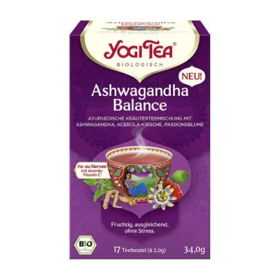 Ceai Bio Ashwagandha Balance, 17 pliculete, Yogi Tea