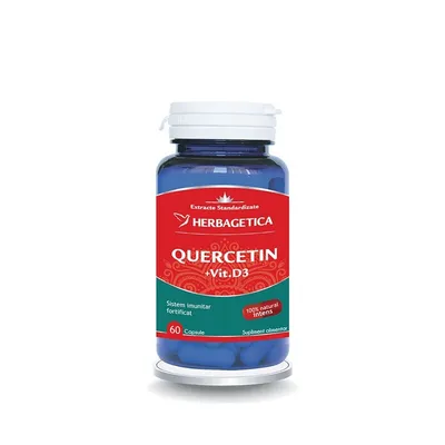 QUERCETIN + VITAMINA D3 60 CAPSULE HERBAGETICA