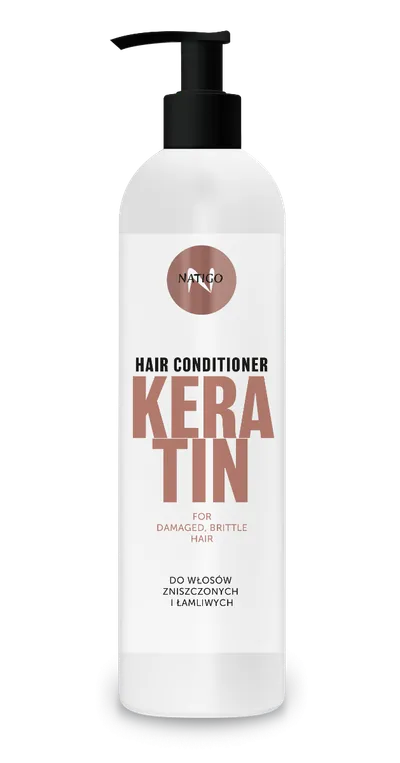 Balsam cu keratina pentru par deteriorat si fragil, 500ml, Natigo