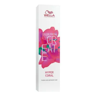 Vopsea de par semi-permanenta Color Fresh Create Hyper Coral, 60ml, Wella Professionals