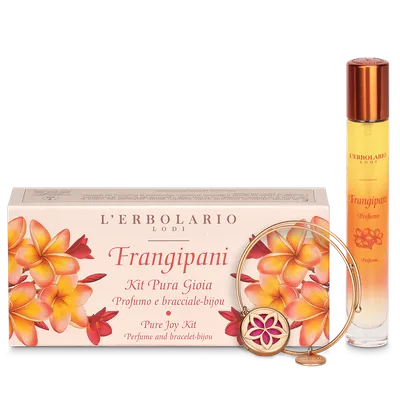 L'Erbolario Frangipani Pachet Apa de parfum 15ml + Bijuterie bratara