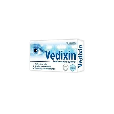 Vedixin pentru vedere optima, 30 capsule, Zdrovit