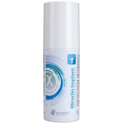 MIRADENT MIRACLIN IMPLANT PASTA DE DINTI PT PURTATORI DE IMPLANTURI X 100ML