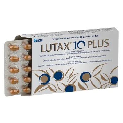 Lutax 10 Plus, 30 capsule moi, Santen