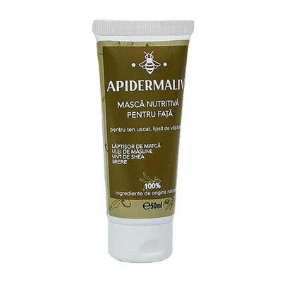 Masca nutritiva de fata Apidermaliv, 50 ml, complex Apicol
