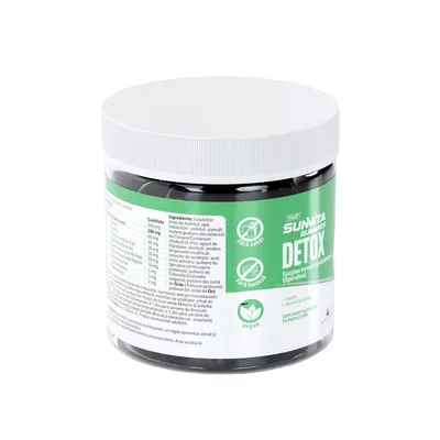 Swp Sunvita Gummies Detox, 60 jeleuri, Sun Wave Pharma