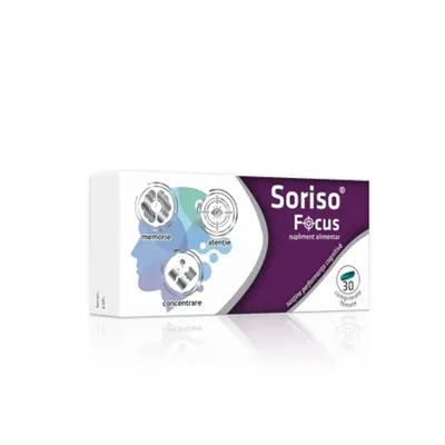 SORISO FOCUS 3 BLISTERE 10 COMPRIMATE FILMATE