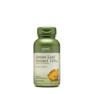 GNC HERBAL PLUS SI EXTRACT FRUNZE DE SENNA 100 CAPSULE