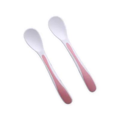 Lingurite cu suport 6 luni+ Pink, 2 bucati, Lorelli