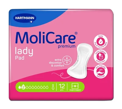 HARTMANN MOLICARE PREMIUM LADY PAD 2 PICATURI 12 BUCATI