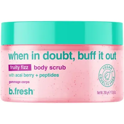Scrub de corp cu peptide si fructe Smooth & Glow, 200ml, B.fresh