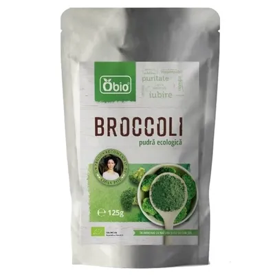 Pudra de broccoli, 125 g, Obio