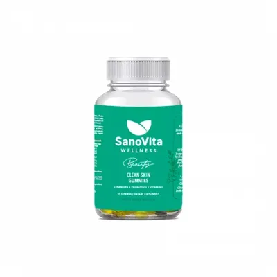 Jeleuri pentru piele sanatoasa Clean Skin Beauty, 60 bucati, SanoVita