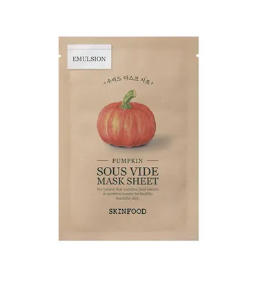 Masca tip servetel pentru protectia barierei cutanate cu dovleac, 22g, Skinfood