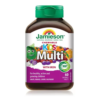 JAMIESON MULTI KIDS CU FIER 60 TABLETE MASTICABILE