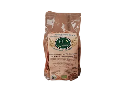 Biscuiti integrali cu chimion hildegard, 150g, Ecomania