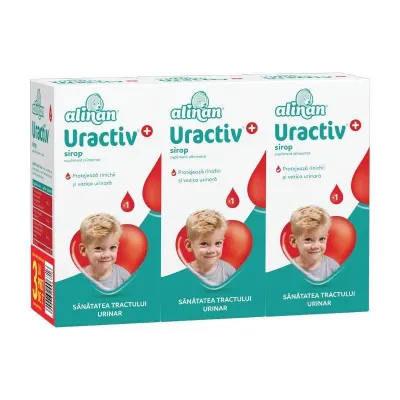 Alinan Uractiv sirop, 150 ml 3 la pret de 2
