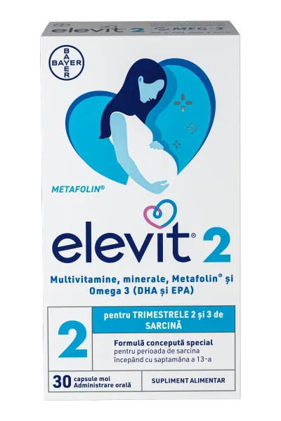 Elevit 2, 30 capsule moi, Bayer