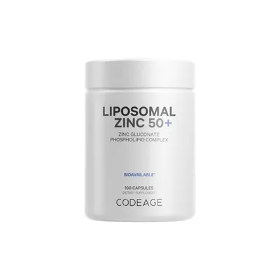 GNC CODEAGE ZINC LIPOZOMAL 50+ COMPLEX DE FOSFOLIPIDE 100 CAPSULE