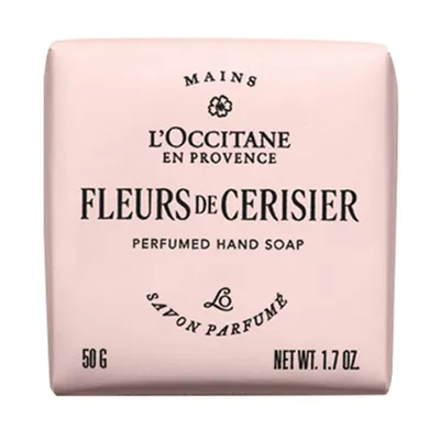 Sapun solid cu flori de cires Cherry Blossom, 50 g, L'Occitane