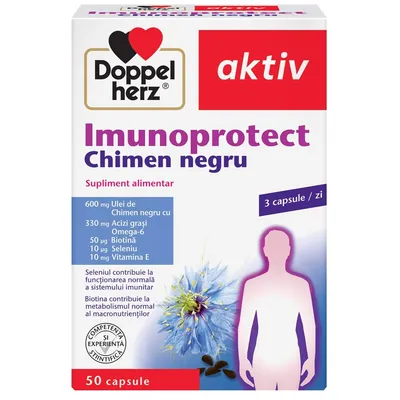 Imunoprotect cu Chimen Negru, 50 capsule, Doppelherz