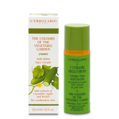 L'Erbolario Crema de fata anti-luciu Culorile Gradinii, 50ml