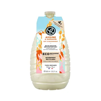 Rezerva gel de dus cu ovaz si hrisca, 600ml, Yves Rocher