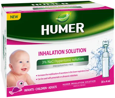 Solutie nazala cu apa de mare Humer, 18 monodoze, Urgo