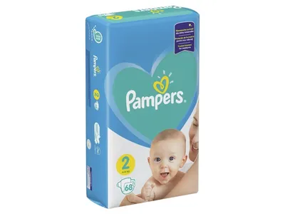 Scutece pentru copii Active Baby, Marimea 2, 4-8kg, 68 bucati, Pampers