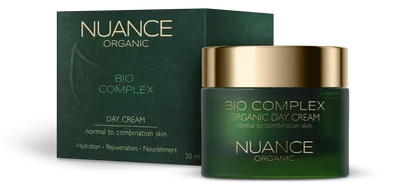Crema de zi Organic pentru ten normal si mixt, 50ml, Nuance