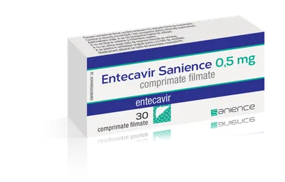 Entecavir Sanience 0.5mg, 30 comprimate filmate, Sanience