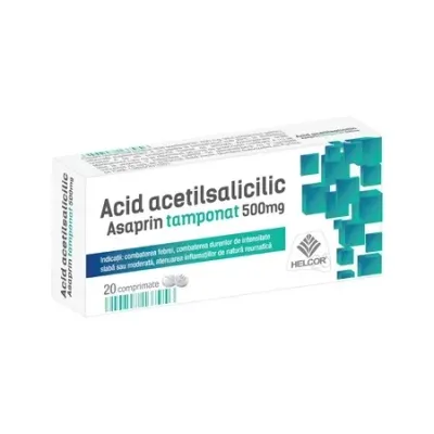 Asaprin tamponat, 500 mg, acid acetilsalicilic