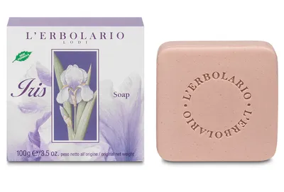 L'Erbolario Sapun parfumat si cremos Iris, 100g